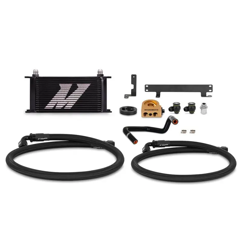 Mishimoto Thermostatic Oil Cooler Kit Black (22+ Subaru WRX) (MISMMOC-WRX-22TBK)