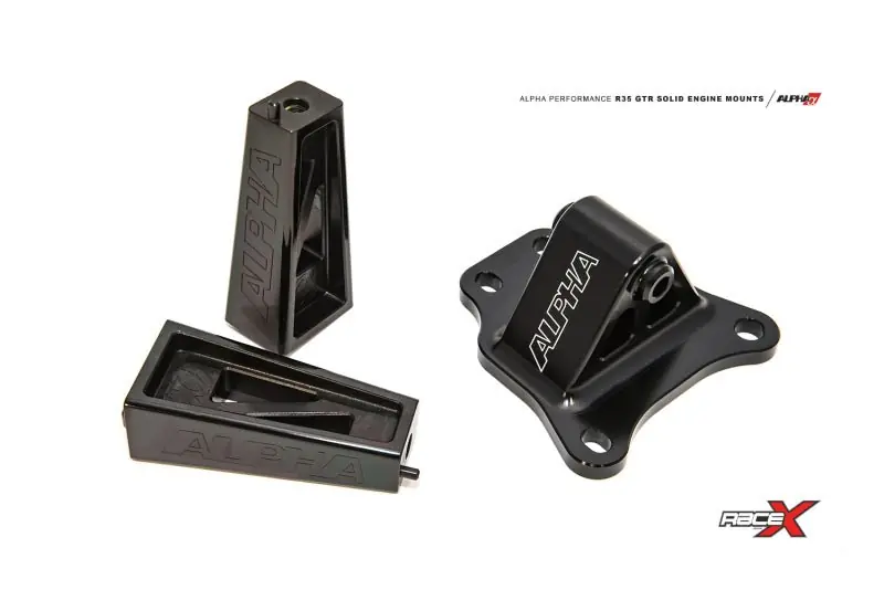 AMS Performance Alpha Race X Solid Motor Mounts (09+ Nissan GT-R R35) (AMSALP.07.03.0012-1)