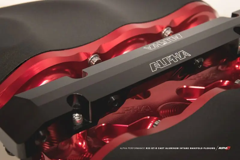 AMS Performance Alpha Carbon Intake Manifold Secondary Fuel Rail Kit (09+ Nissan GT-R R35) (AMSALP.07.07.0101-1)