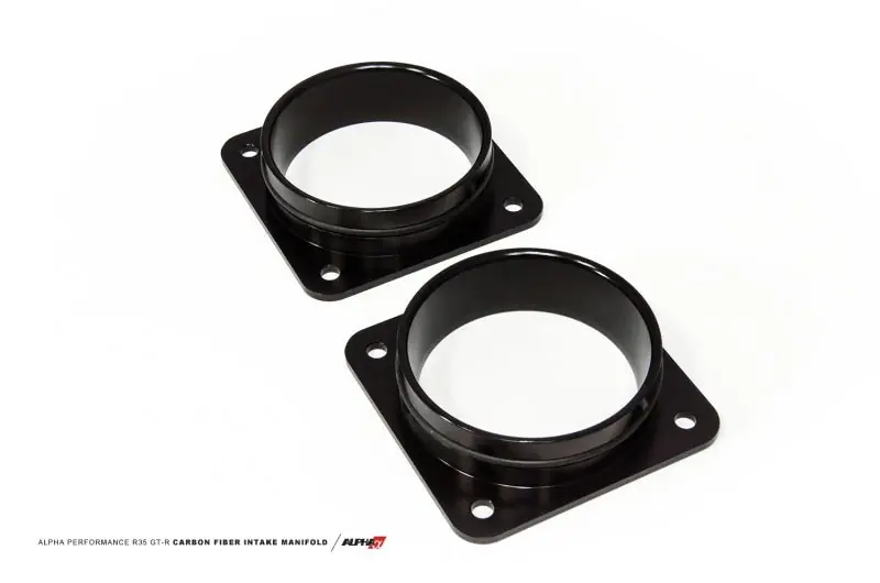 AMS Performance Stock Throttle Body Adapters for Carbon Intake Manifold (09+ Nissan GT-R R35) (AMSALP.07.08.0102-4)