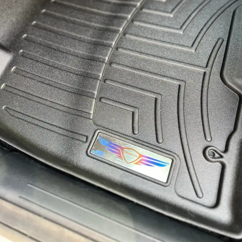 JDC Titanium WeatherTech Floor Liner Badge