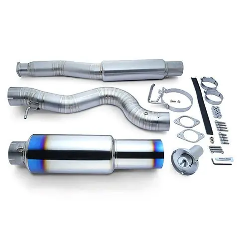 Tomei Titanium Single Exit Cat-Back Exhaust System (17-22 Infiniti Q60) (TB6090-NS21B)