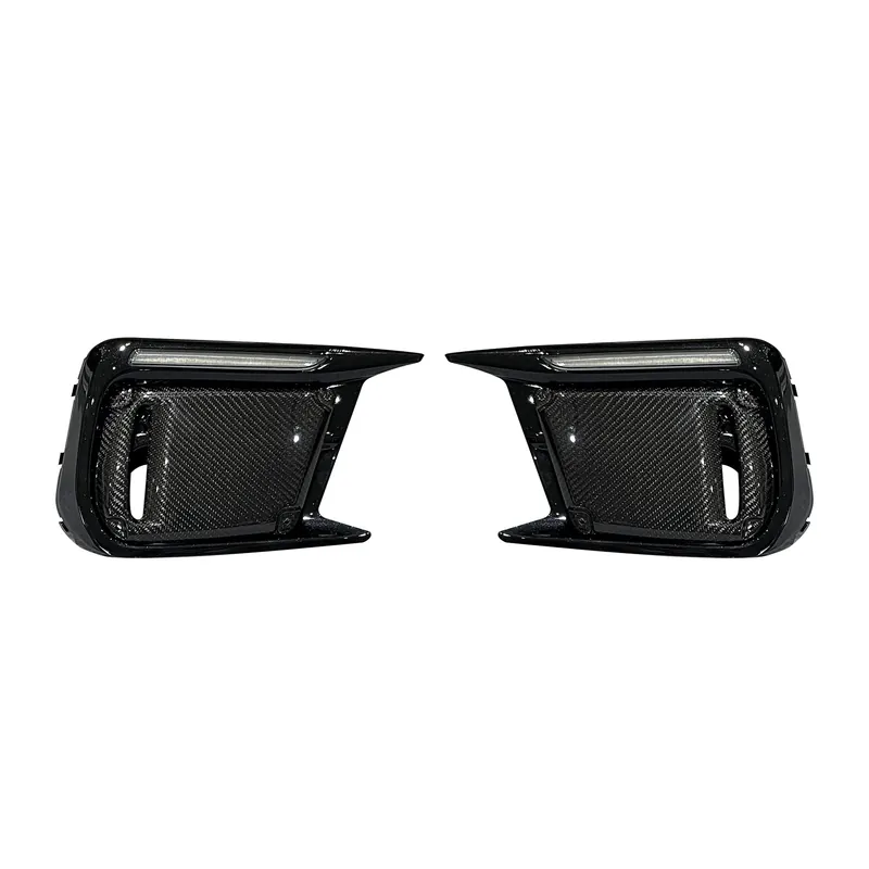 Rexpeed Carbon Fiber Fog Light Covers DRL Version (18-21 VA WRX/STI)