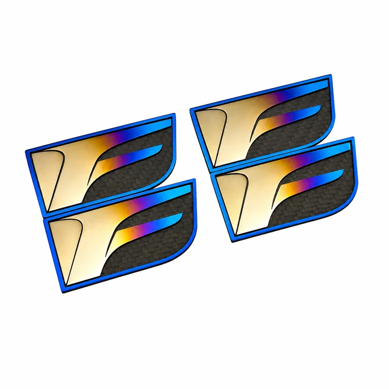 JDC Titanium Lexus "F" Badge (Engine Cover/Fenders/Trunk)
