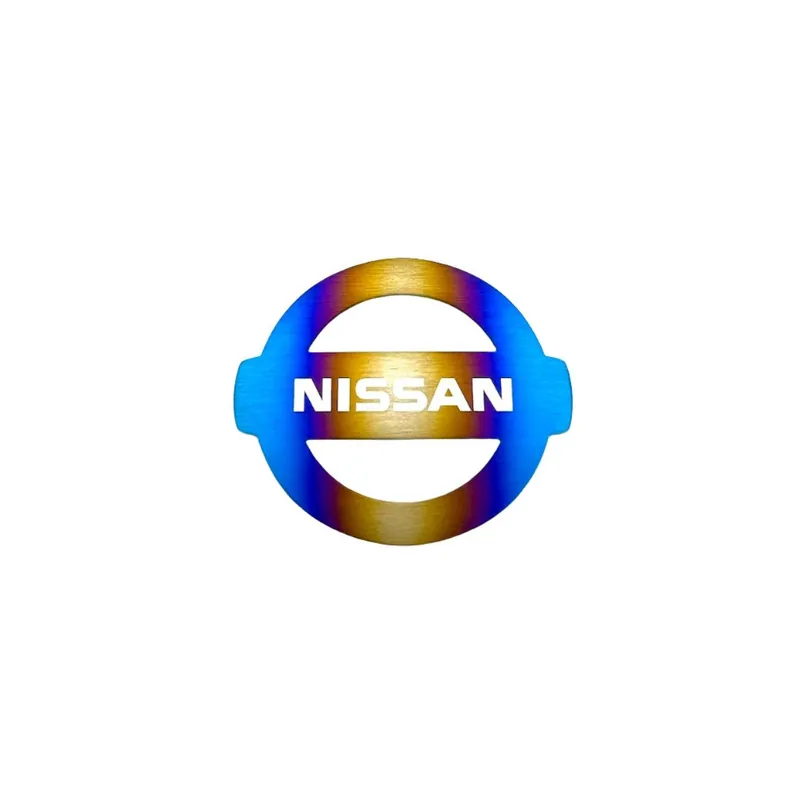 JDC Titanium Engine Cover Badge | Nissan 350Z/370Z