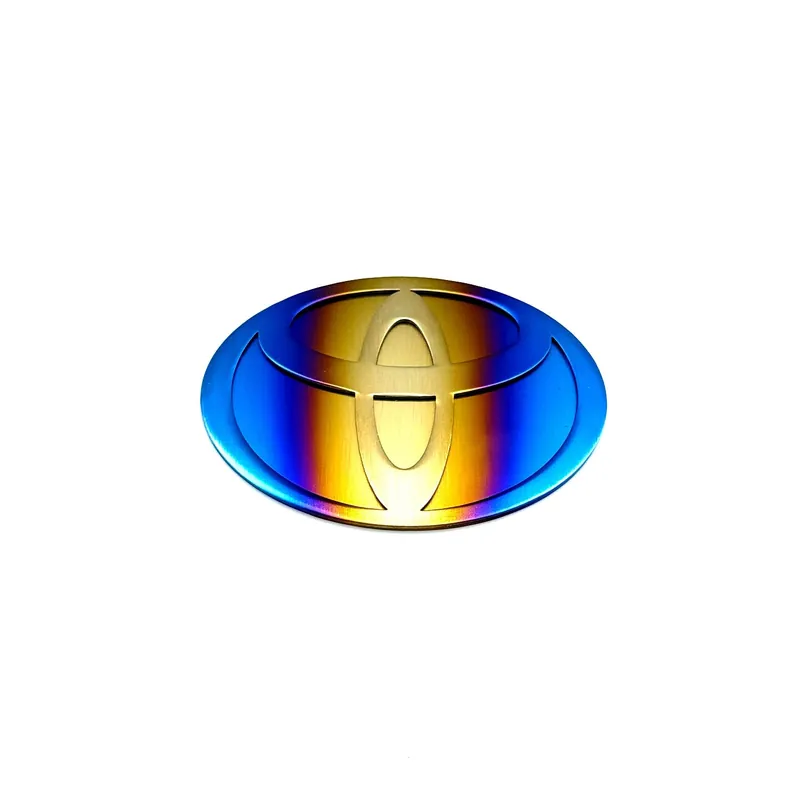 JDC Titanium Engine Cover Badge | A90 Toyota Supra