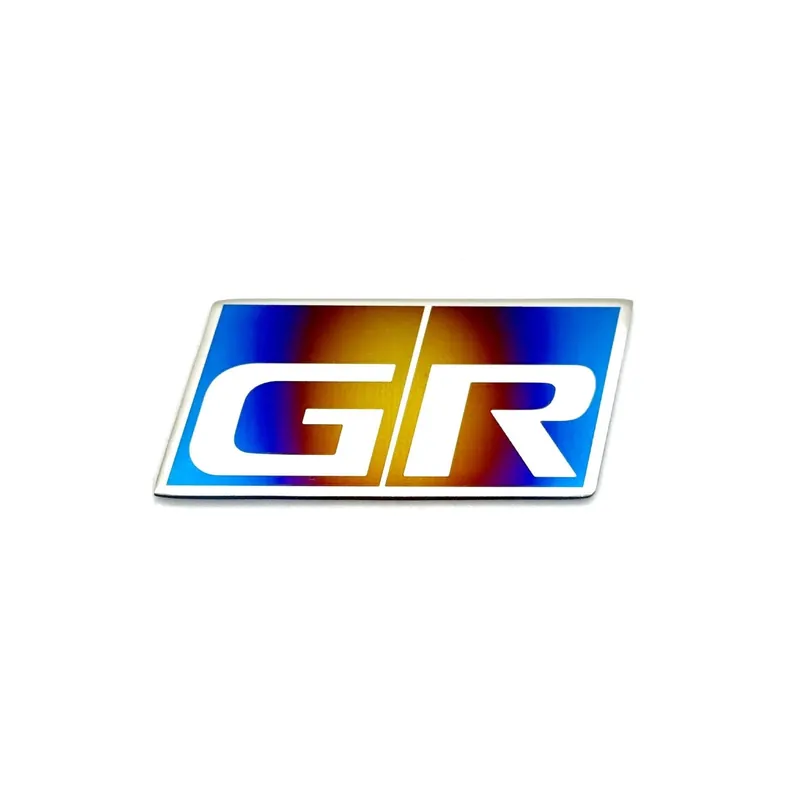 JDC Titanium "GR" Engine Cover Badge | 2023+ GR Corolla
