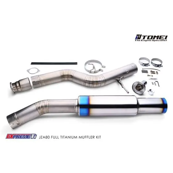 Tomei Titanium Cat-Back Exhaust 4in System (1993-2002 MK4 Supra) (TB6090-TY03A)