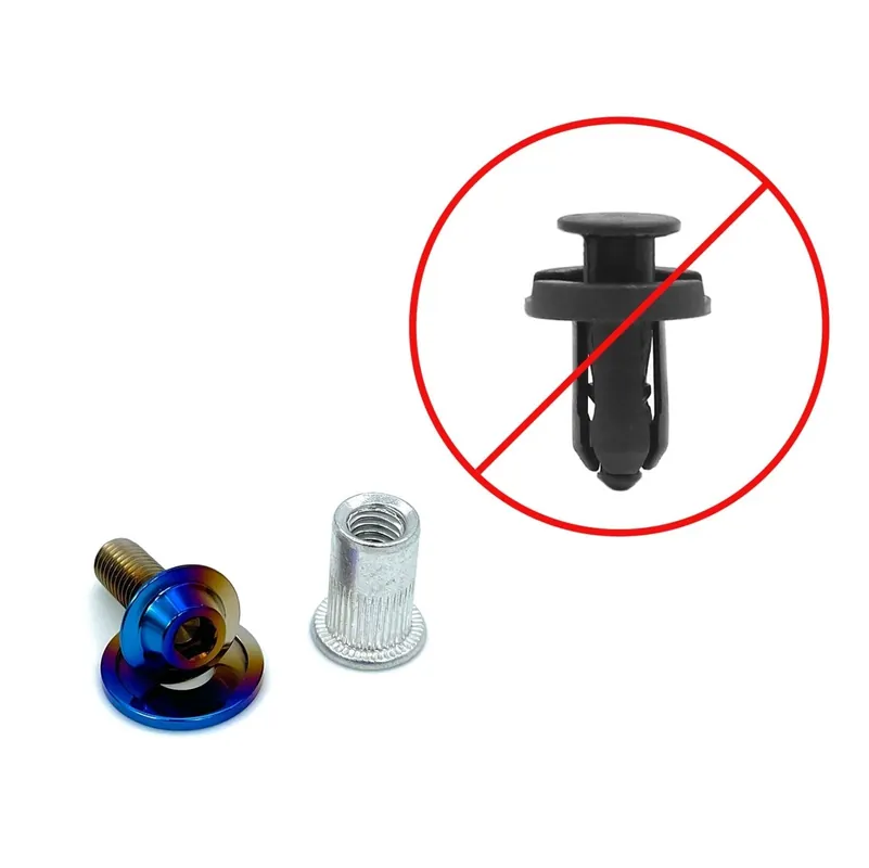 JDC Titanium Plastic Pop-clip Replacement Hardware (M5x.08)