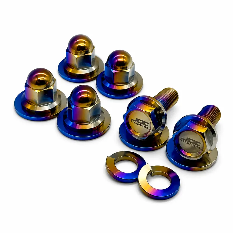JDC Titanium Front Seat Bracket Hardware Kit | Evo 7/8/9