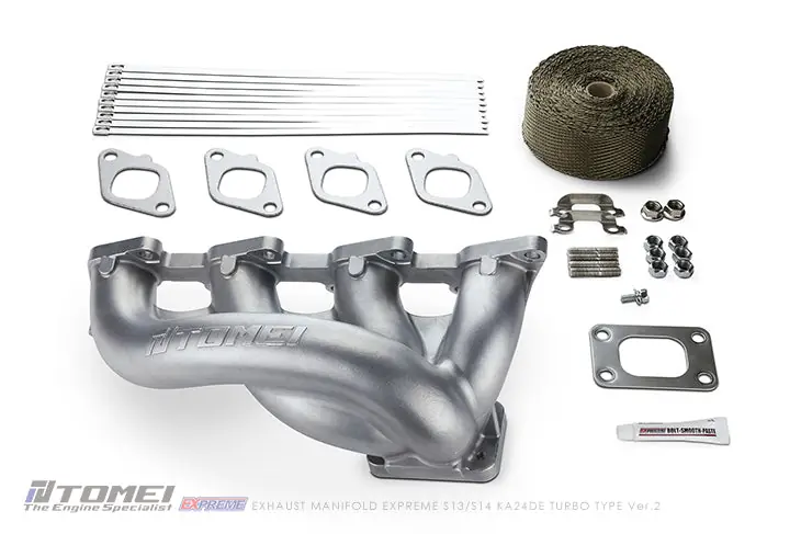 Tomei Exhaust Manifold Expreme KA24DE Turbo Type Ver. 2 | Nissan S13/S14 (TB601A-NS16B)