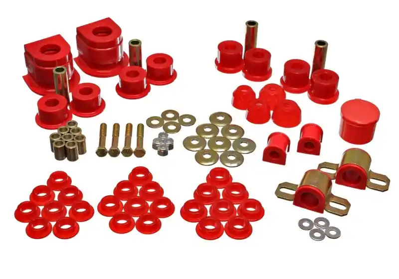 Energy Suspension 86-91 Mazda RX7 Red Hyper-Flex Master Bushing Set (ENG11.18101R)