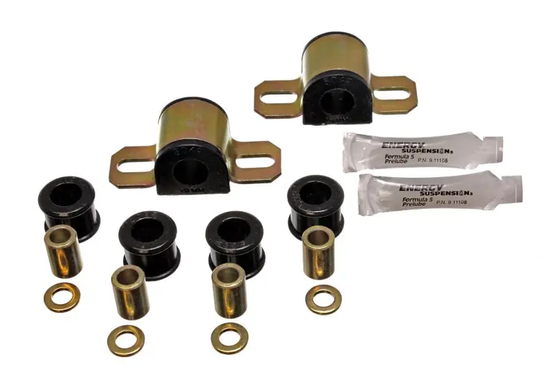 Energy Suspension 90-97 Mazda Miata Black 19mm Front Sway Bar Bushings (includes Sway Bar End Link B (ENG11.5102G)