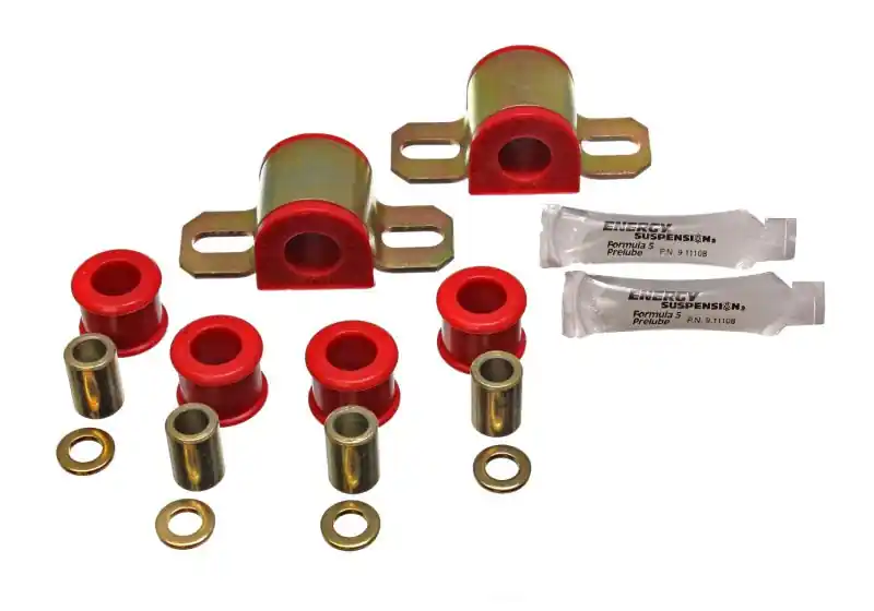 Energy Suspension 90-97 Mazda Miata Red 19mm Front Sway Bar Bushings (includes Sway Bar End Link Bus (ENG11.5102R)