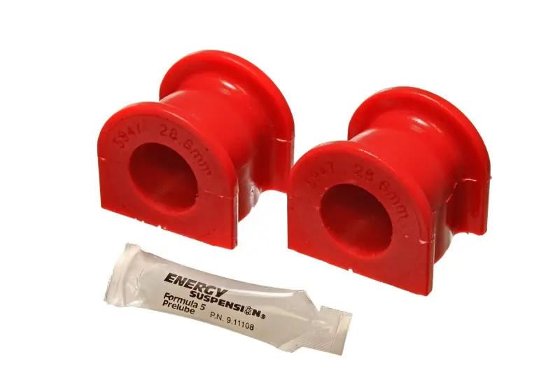 Energy Suspension 00-09 Honda S2000 Red 27.2mm Front Sway Bar Bushing Set (ENG16.5141R)