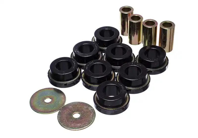 Energy Suspension 2015 Ford Mustang (Exc Cobra) Black Subframe Bushing Set (ENG4.4122G)