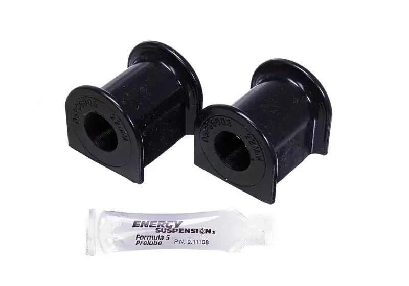 Energy Suspension 2015 Ford Mustang 22mm Rear Sway Bar Bushings - Black (ENG4.5198G)