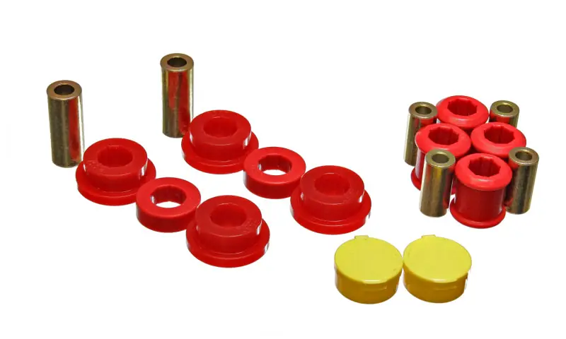 Energy Suspension 95-99 Mitsubishi Eclipse FWD/AWD Red Front Control Arm Bushing Set (ENG5.3118R)