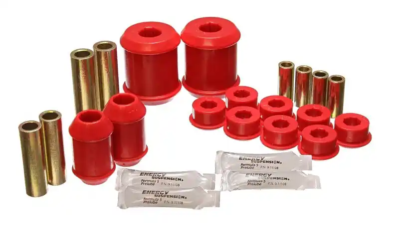 Energy Suspension 00-04 Mitsubishi Eclipse FWD Red Rear Control Arm Bushing Set (ENG5.3128R)