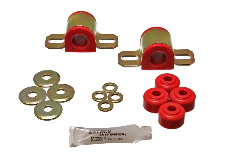 Energy Suspension 90-94 Mitsubishi Eclipse AWD Red 20mm Rear Sway Bar Bushings (Sway bar end link bu (ENG5.5108R)