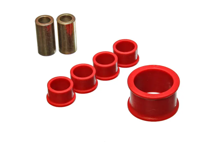 Energy Suspension 02-09 Nissan 350Z / 03-07 Infiniti G35 Coupe Red Rack and Pinion Bushing Set (ENG7.10105R)