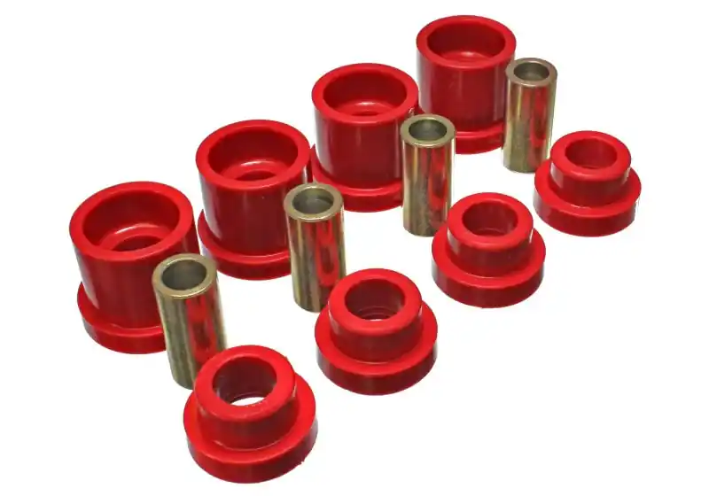 Energy Suspension 95-98 Nissan 240SX (S14) Red Rear Subframe Insert Set (Must reuse all metal parts) (ENG7.1117R)