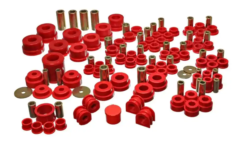 Energy Suspension 02-09 Nissan 350Z / 03-07 Infiniti G35 Coupe Red Hyper-Flex Master Bushing Set (ENG7.18108R)