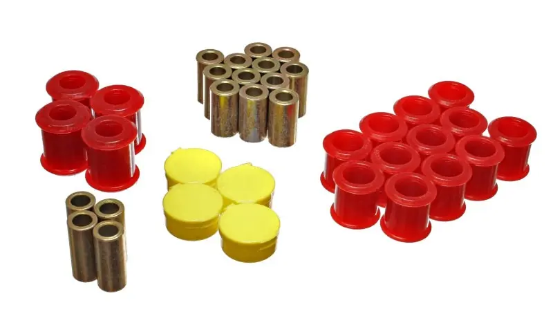 Energy Suspension 89-94 Nissan 240SX (S13) Red Rear Control Arm Bushing Set (ENG7.3115R)