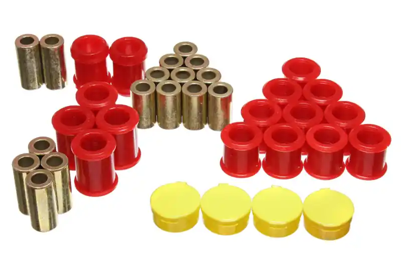 Energy Suspension 95-98 Nissan 240SX (S14) Red Rear Control Arm Bushing Set (Must reuse existing out (ENG7.3119R)