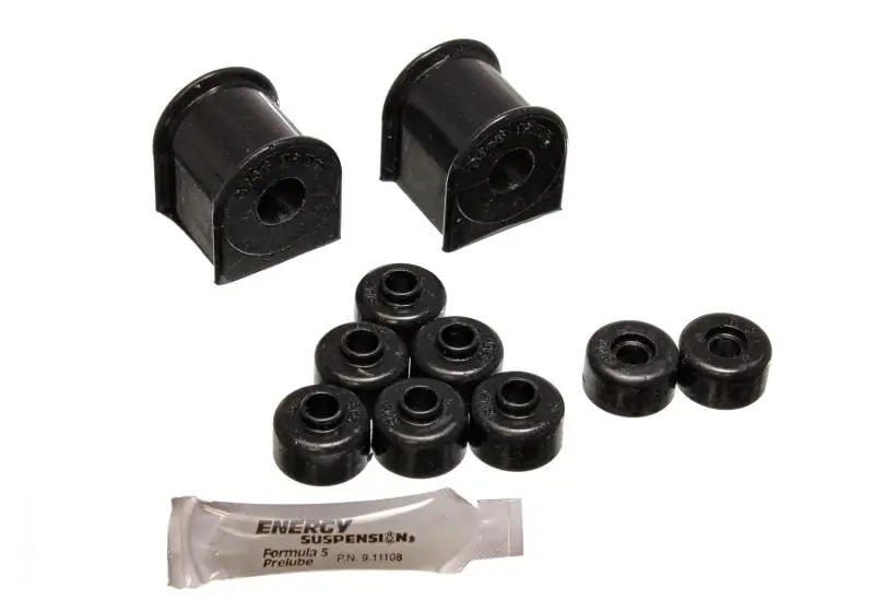 Energy Suspension 89-94 Nissan 240SX (S13) Black 15mm Rear Sway Bar Bushing Set (ENG7.5122G)