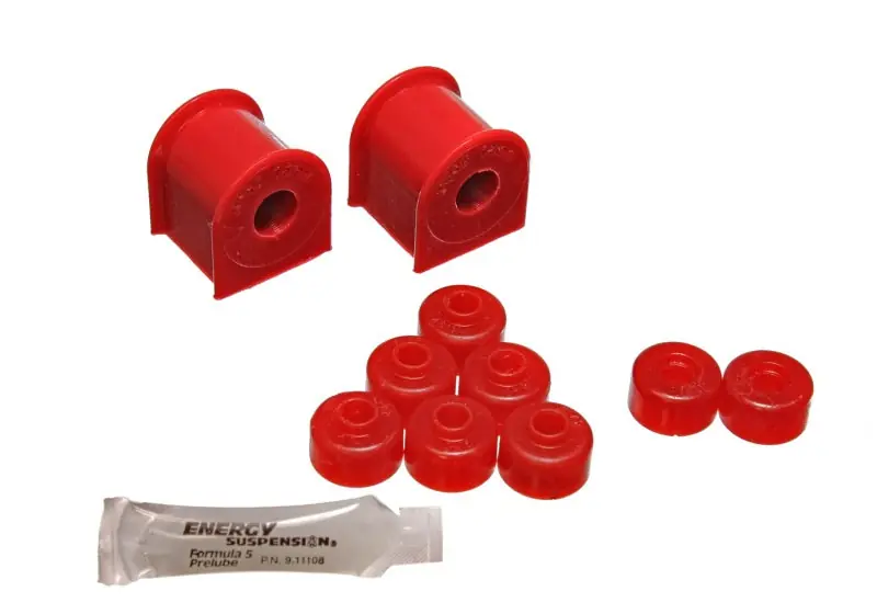 Energy Suspension 89-94 Nissan 240SX (S13) Red 15mm Rear Sway Bar Bushing Set (ENG7.5122R)
