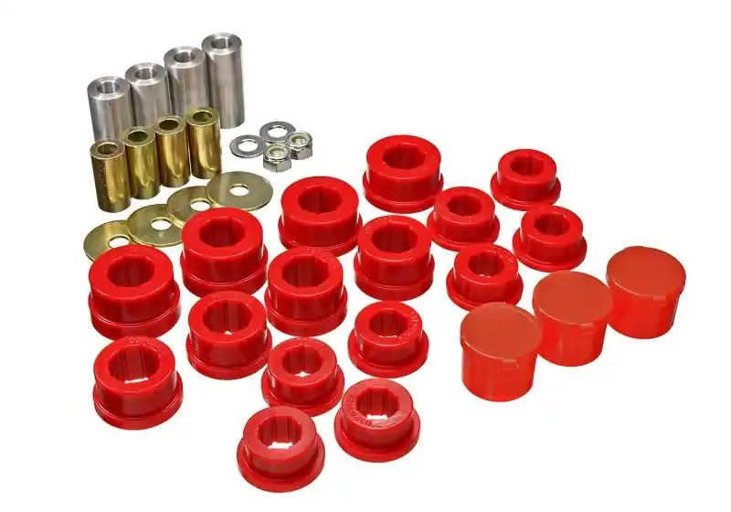 Energy Suspension 93-98 Toyota Supra Front Control Arm Bushing Set - Red (ENG8.3135R)