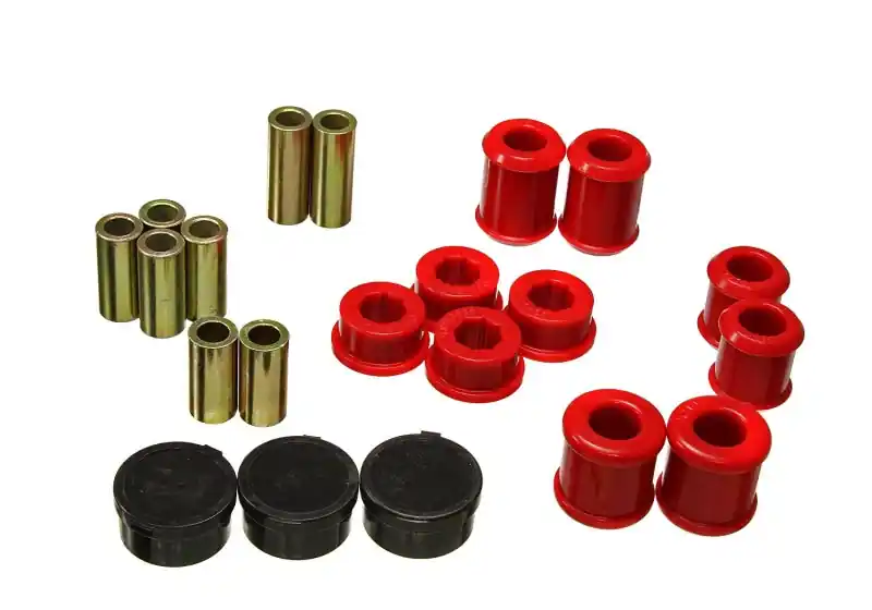 Energy Suspension 93-98 Toyota Supra Rear Control Arm Bushing Set - Red (ENG8.3136R)