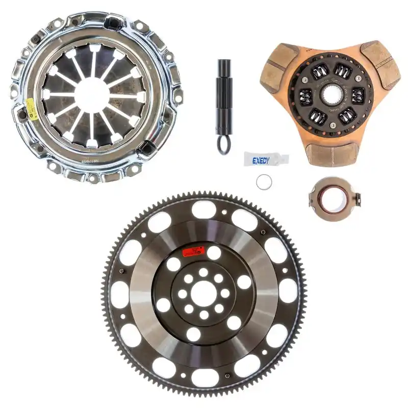 Exedy 2002-2006 Acura RSX Base L4 Stage 2 Cerametallic Clutch Thick Disc Incl. HF02 Lightweight FW (EXE08951FW)