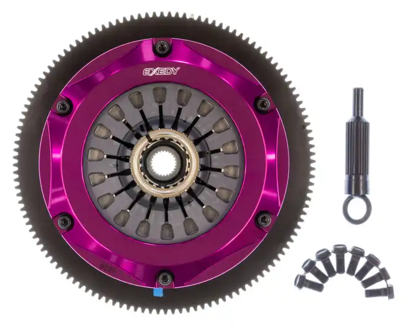 Exedy 2004-2014 Subaru Impreza WRX STI H4 Hyper Twin Cerametallic Clutch Sprung Disc Pull Type (EXEFM022SD)