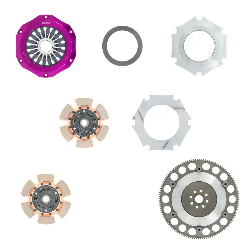 Exedy 2004-2014 Subaru Impreza WRX STI H4 Hyper Compe-D Twin Cerametallic Clutch Sprung Center Disc (EXEFM022SDL)