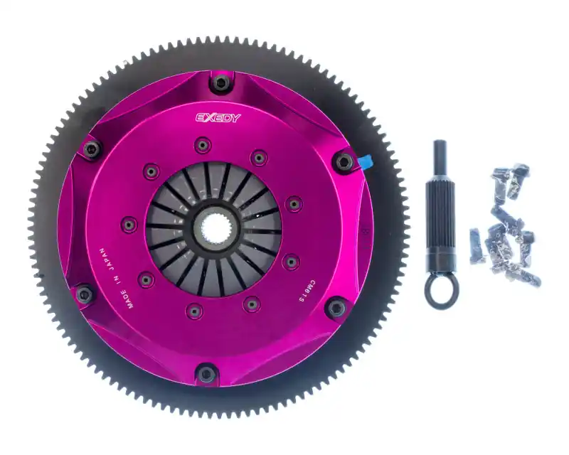 Exedy 2006-2006 Saab 9-2X Aero H4 Hyper Twin Cerametallic Clutch Sprung Center Disc Push Type Cover (EXEFM032SD)