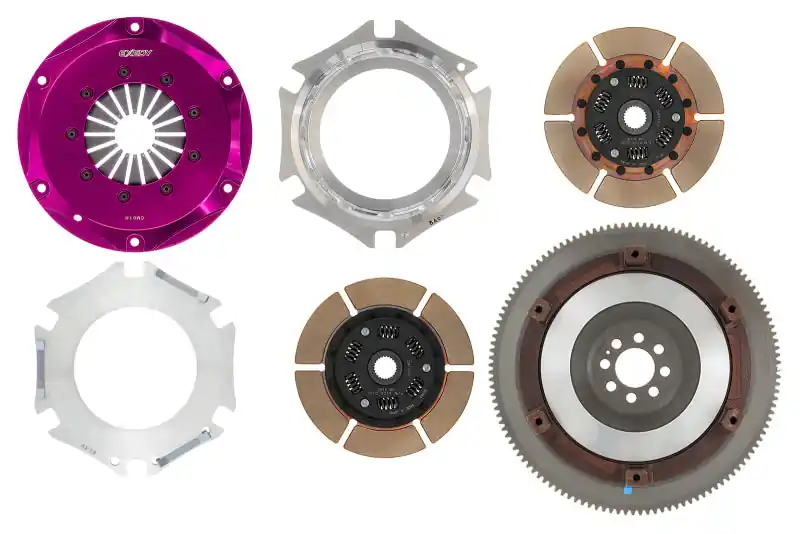 Exedy 2003-2007 Infiniti G35 V6 Hyper Twin Cerametallic Clutch Sprung Center Disc Push Type Cover (EXENM072HD)