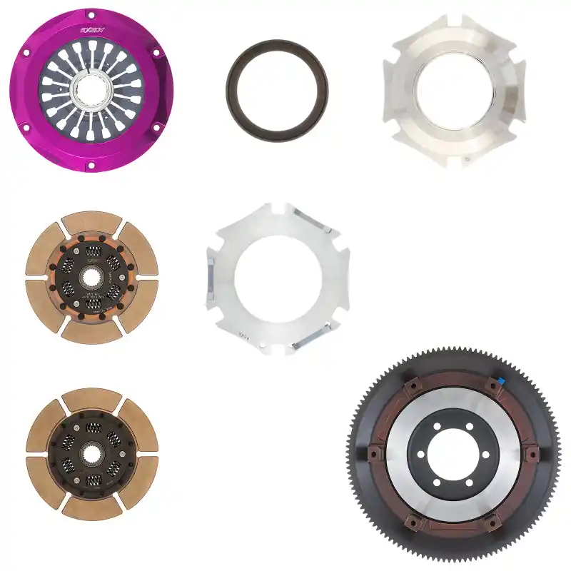 Exedy 1993-1995 Mazda RX-7 R2 Hyper Twin Cerametallic Clutch Sprung Center Disc Pull Type (EXEZM022SD)