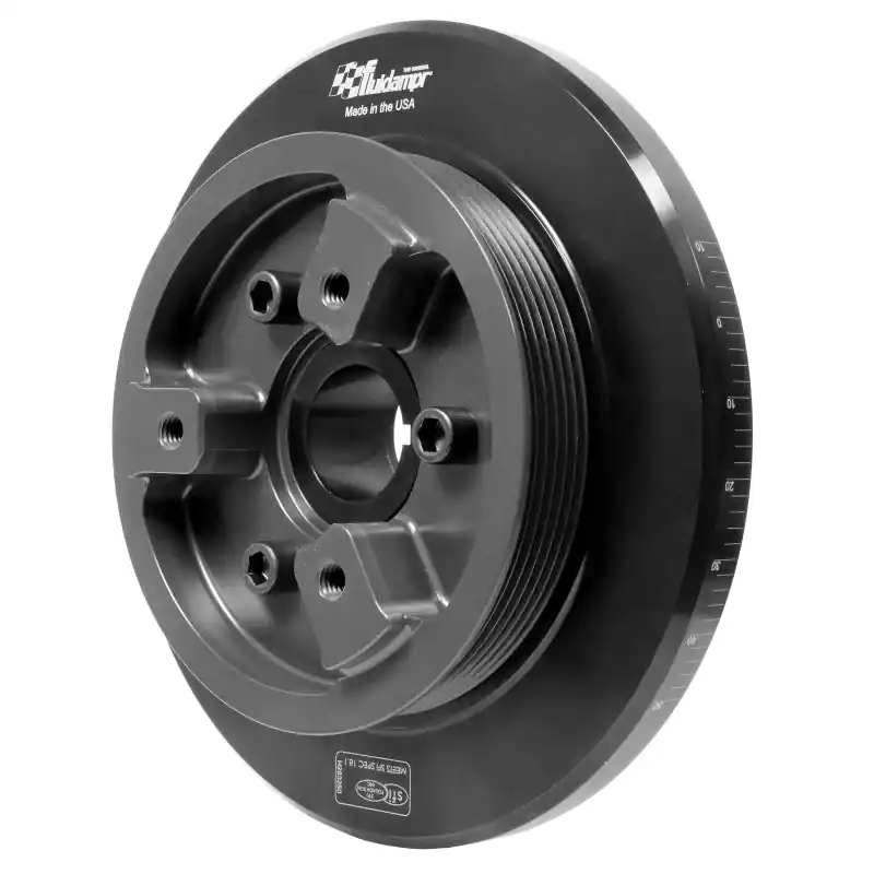 Fluidampr 90-05 Toyota 1JZ/2JZ I6 Steel 8.5in Dia Dry Sump Pulley Internally Balanced Damper (FDR840821)