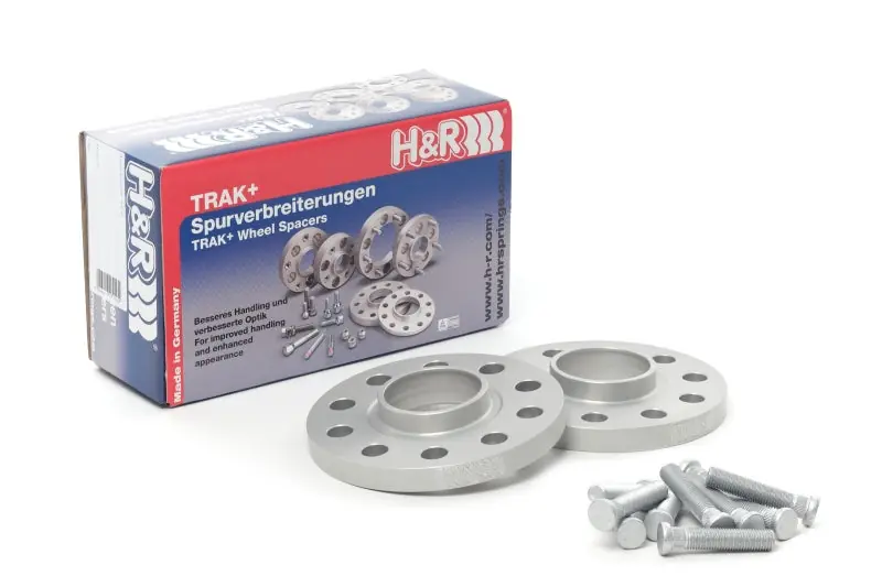 H&R Trak+ 15mm DRS Wheel Spacer Bolt 5/114.3 Center Bore 70.5 Stud Thread 14x1.5 - Black (HRS3065704SW)