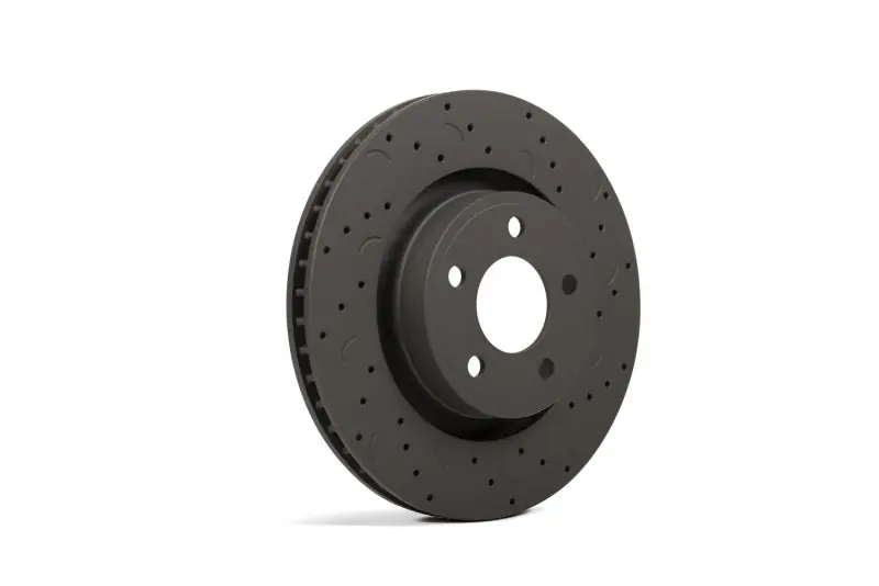 Hawk Talon 2006 Mazda 6 S Drilled and Slotted Rear Brake Rotor Set (HAWKHTC5389)