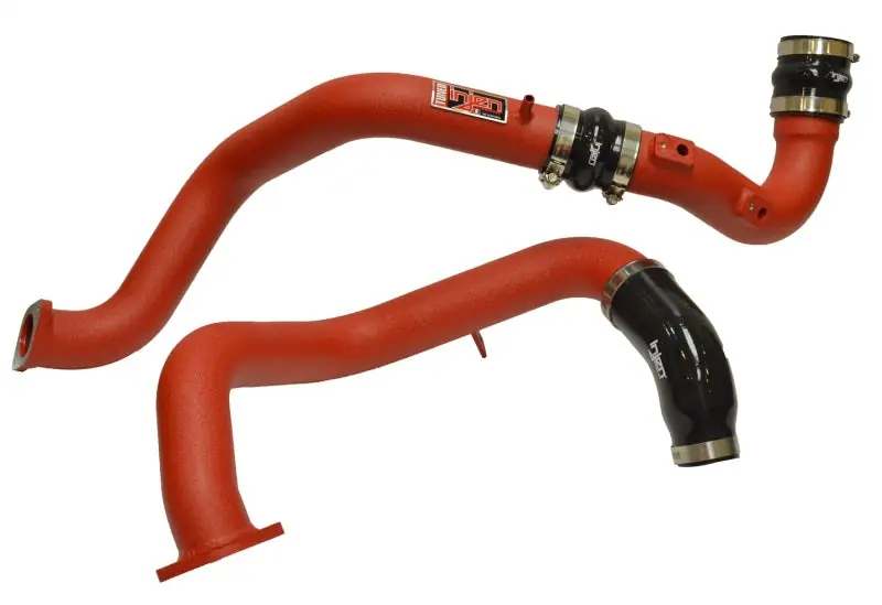 Injen 16-20 Honda Civic 1.5L Turbo Aluminum Intercooler Piping Kit - Wrinkle Red (INJSES1573ICPWR)