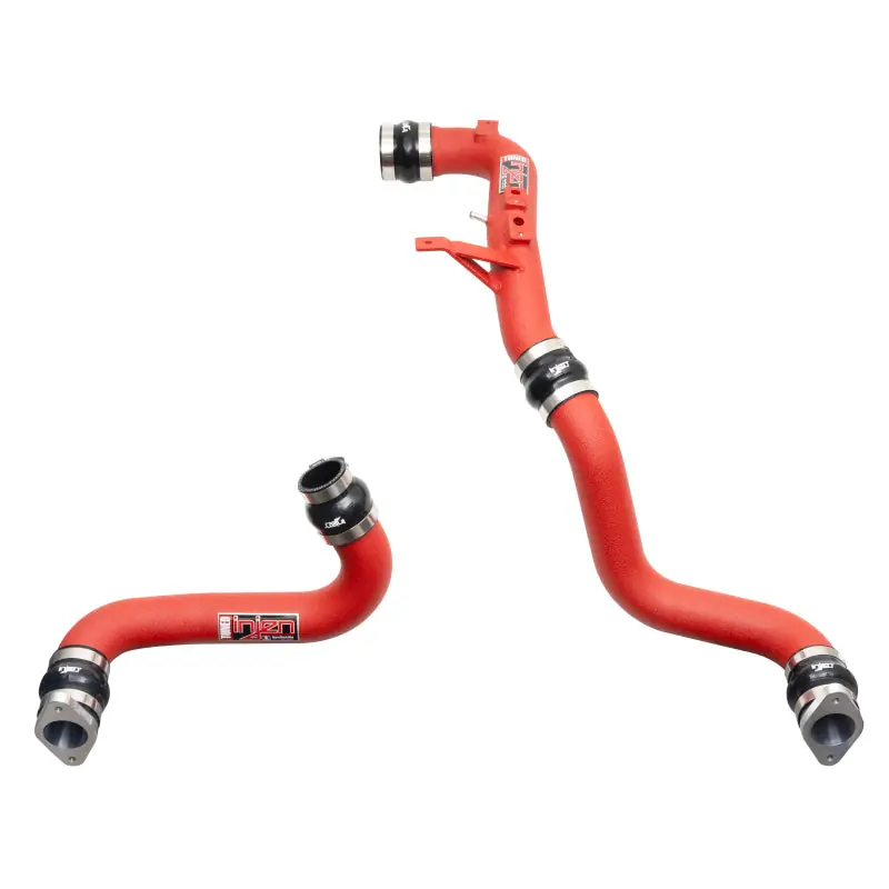Injen 22-23 Honda/Acura Civic/Si/Integra 1.5L Turbo Aluminum Intercooler Pipe Kit - Wrinkle Red (INJSES1586ICPWR)