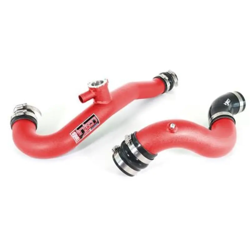 Injen 15-19 Ford Mustang 2.3L EcoBoost Aluminum Intercooler Piping Kit - Wrinkle Red (INJSES9200ICPWR)