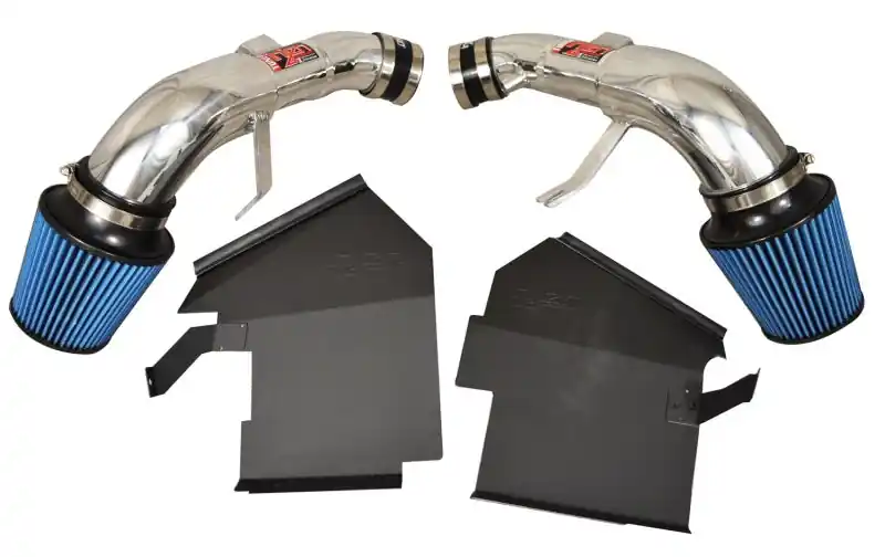 Injen 14 Infiniti Q50 3.7L V6 Black Dual Short Ram Intake w/ MR Techn and Heat Shields (INJSP1999BLK)