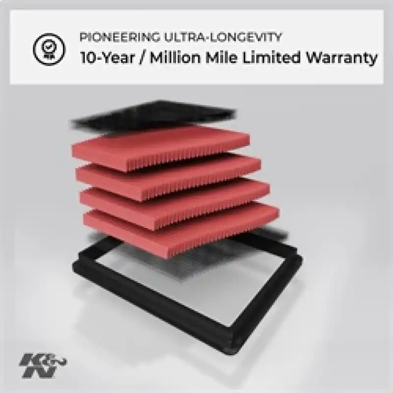 K&N 88-08 Nissan 1.8L / 87-05 Nissan/Infiniti 3.0L / 00-09 3.5LDrop In Air Filter (KNN33-2031-2)