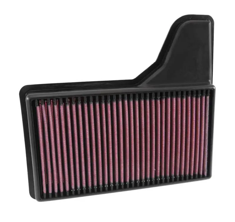 K&N Replacement Panel Air Filter for 2015 Ford Mustang 2.3L L4/3.7L V6/5.0L V8 (KNN33-5029)