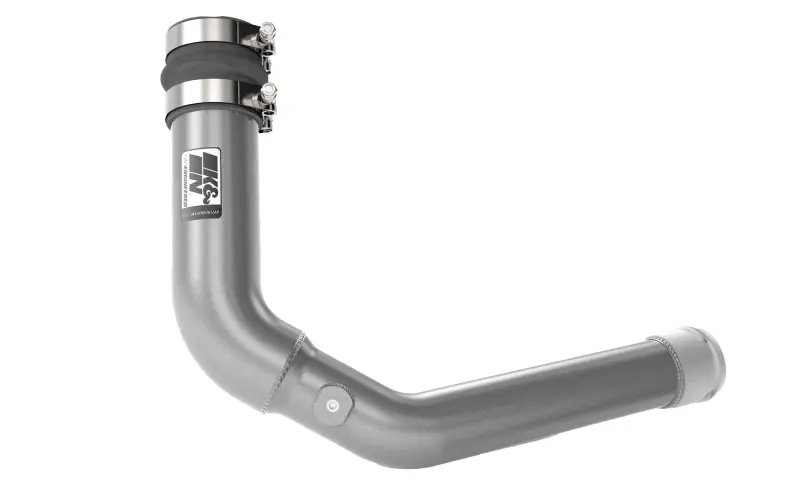 K&N 22-23 Subaru WRX 2.4L H4 Aluminum Charge Pipe Kit - Gunmetal Gray (KNN77-1017KC)
