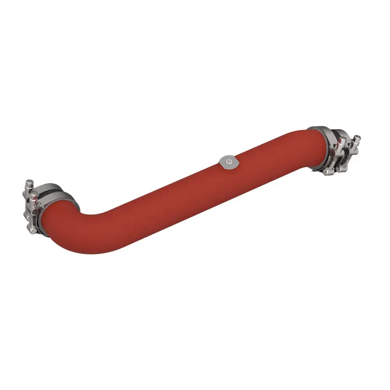 K&N 23-24 Toyota GR Corolla L3 1.6L Charge Pipe Kit - Wrinkle Red (KNN77-1018TWR)